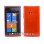 Wholesale TPU Gel Case for Nokia Lumia 900 (Red)